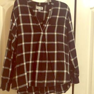 Gingham tunic